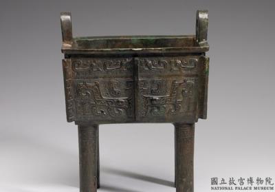 图片[2]-Square ding cauldron with Ya Chou emblem, late Shang to early Western Zhou period, c. 12th-10th century BCE-China Archive